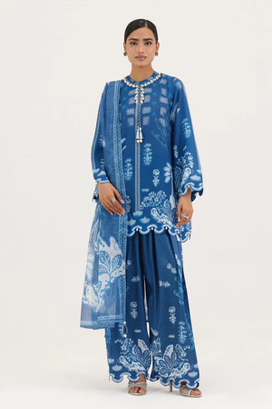 New In '26 - Stitched Printed Crepe Suit - SS26STP760P3