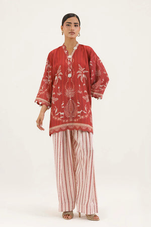 New In '26 - Stitched Printed Crepe Shirt+ Shalwar - SS26STP761P2T