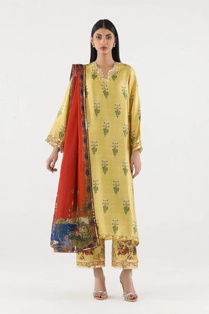 New In '26 - Stitched Printed Satin Suit - SS26STP763P3