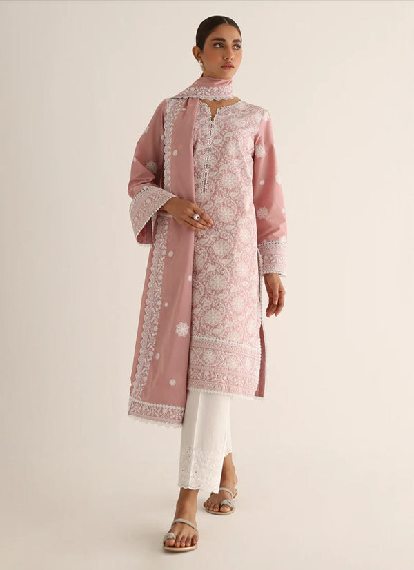 Spring Summer Pret '24 - Embroidered Shirt & Dupatta 19823