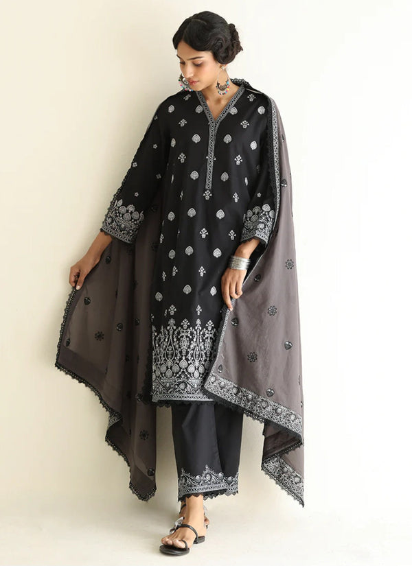 Spring Summer Pret '24 - 3 Pc Embroidered Suit 18936