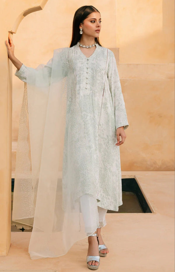 Eid Edit '24 - Lush Meadow-2 Piece (Shirt & Dupatta)