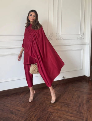 Luxe Edit '25 - Bare Set in Wine Red