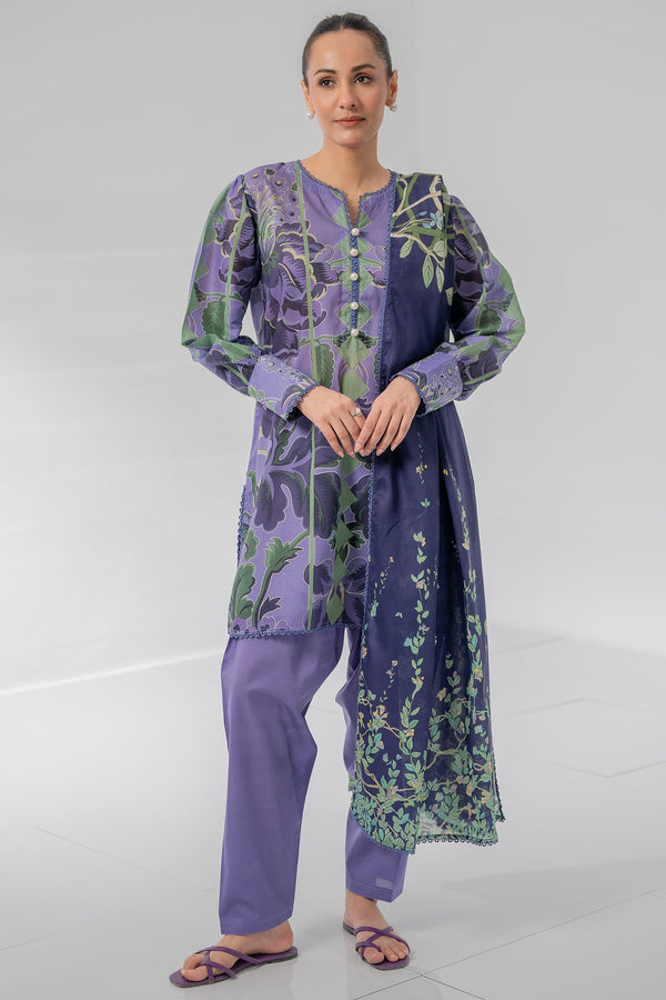 Unstitched '25 Vol II - Midnight 3 Piece