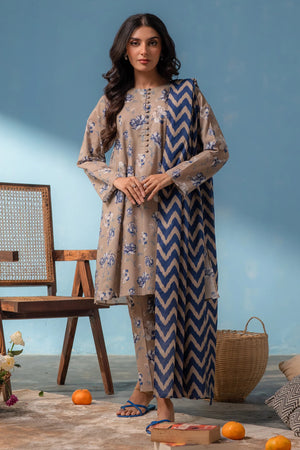 Unstitched Lawn '26 - Moonlight flower 3 piece