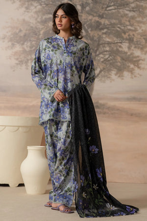 Unstitched Lawn '26 Vol 1 - Violets 3 piece