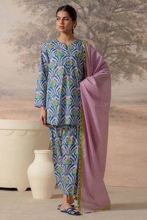 Unstitched Lawn '26 Vol 1 - Flamous 3 piece