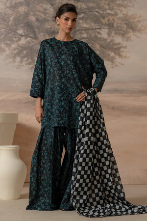 Unstitched Lawn '26 Vol 1 - Checkers 3 piece