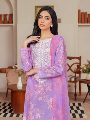 Unstitched Lawn '25 - U3586SU-3PC-633