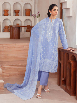 Unstitched Lawn '25 - U3591SU-3PC-143