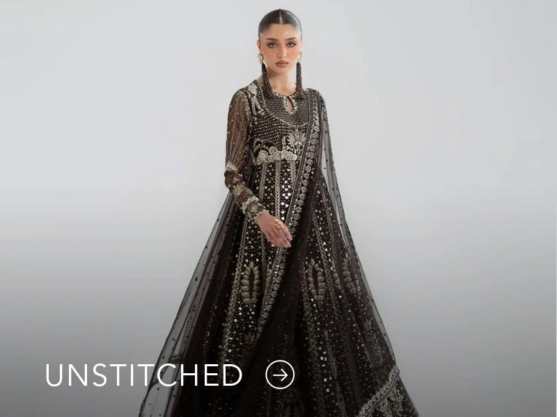 A banner on Nainpreet featuring embroidered unstitched ensembles with vibrant detailing and soft contrast.