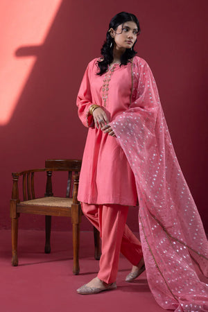 Formals '25 - Moonlight Embroidered 3-Piece Ensemble - W25F2570-Pink