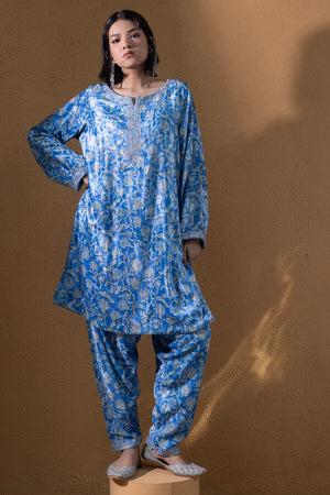 Formals '25 - Opulent Velvet Set - W25F2586-Blue