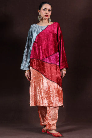 Formals '25 - Rang Saaz Velvet Set - W25F2589-Multi Color