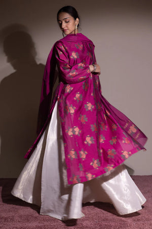 Formals '25 - Jacquard Golden Rose Duo-Set - W25F2603-Pink