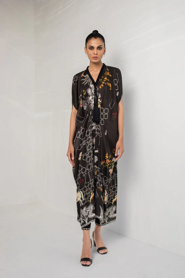 Kaftan - Casual -Digitally Printed Kaftan With trousers