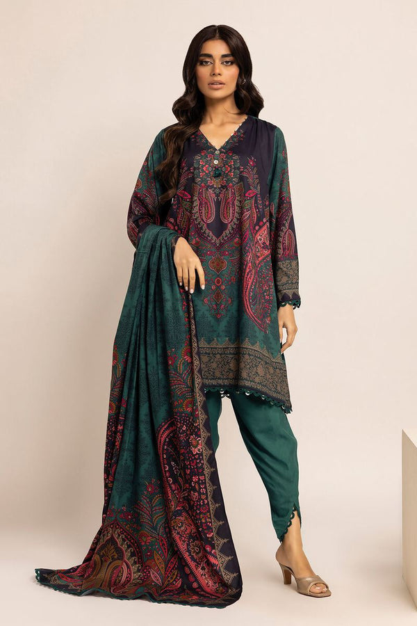 Khaadi The Print Story 23 - Fabrics 3 Piece Suit AMA231003