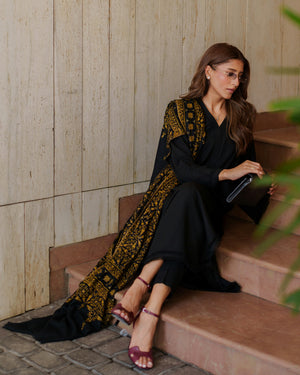 New Arrivals '26 - Black Karandi Fringe Set