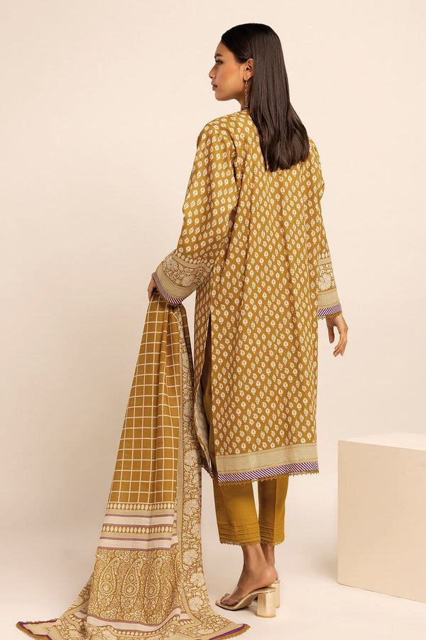 Khaadi The Print Story 23 -  Fabrics 3 Piece Suit BLK231005