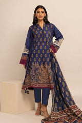 Khaadi The Print Story 23 - Fabrics 3 Piece Suit BLK231104