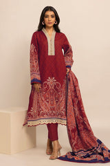 Khaadi The Print Story 23 - Fabrics 3 Piece Suit BLK231106