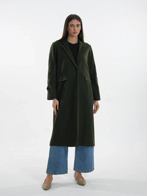 BeyondWinter FW '25 - Green Wool Coat