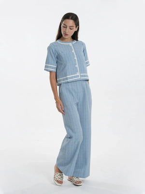 BeyondWinter FW '25 - Blue Stripes Co-Ord