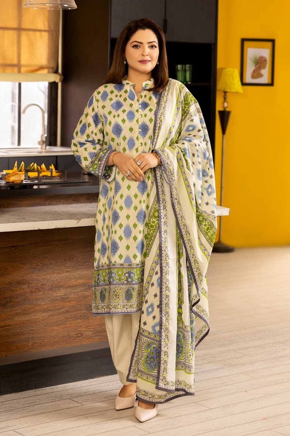 Tribute To Mothers '24 - 3Pc Printed Lawn Unstitched Suit Cl-42080 A