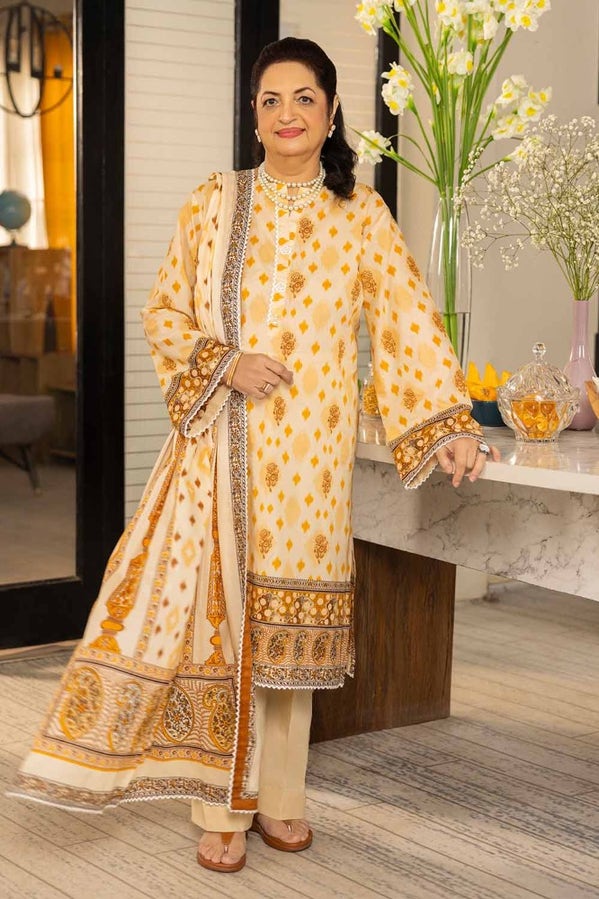 Gul Ahmed Tribute To Mothers '24 - 3PC Printed Lawn Unstitched Suit CL-42080 B