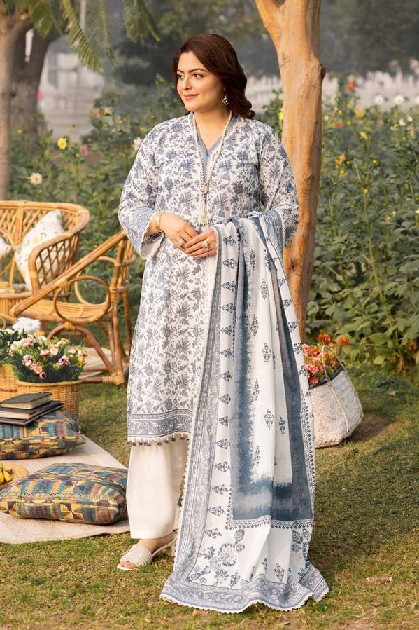 Tribute To Mothers '24 - 3Pc Printed Lawn Unstitched Suit Cl-42193 B