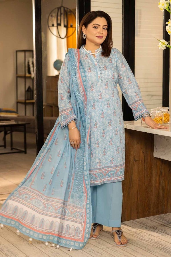 Tribute To Mothers '24 - 3Pc Printed Lawn Unstitched Suit Cl-42194 A