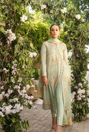 Cotton Silk Meysuri Angarkha With Statement Dupatta