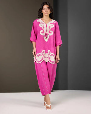 Luxury Pret – Fall '25 - Daisy Delight Fuchsia Pink