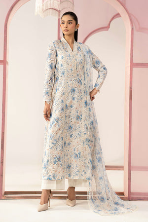 Desi Summer Pie '26 - 3 Piece Embroidered Lawn Suit | 26106-ESM-FRZ