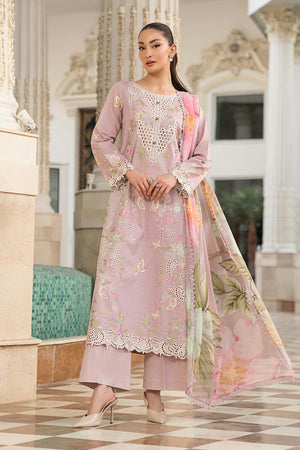 Desi Summer Pie '26 - 3 Piece Embroidered Dobby Lawn Suit | DWA2615-ESM-LIA