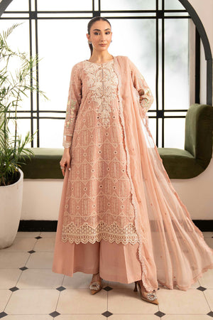 Desi Summer Pie '26 - 3 Piece Embroidered Lawn Suit | DWA2680-ESM-PNK