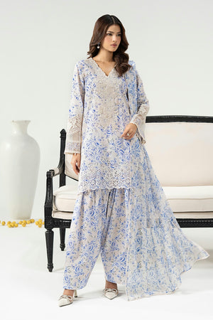 Desi Summer Pie '26 - 3 Piece Embroidered Lawn Suit | DWF36R1-ESM-PFW