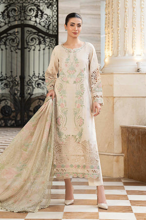 Desi Summer Pie '26 - 3 Piece Embroidered Self Jacquard Lawn Suit | DWE47R1-ESM-OFW