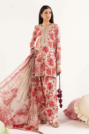 Desi Summer Pie '26 - 3 Piece Embroidered Lawn Suit | DWP63R1-ESM-PNK