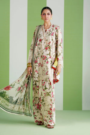 Desi Summer Pie '26 - 3 Piece Embroidered Lawn Suit | DWP2603-ESM-OFW
