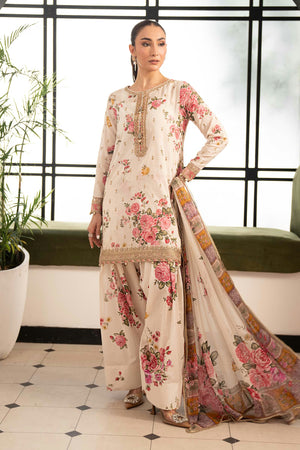 Desi Summer Pie '26 - 3 Piece Embroidered Lawn Suit | DWP2610-ESM-OFW