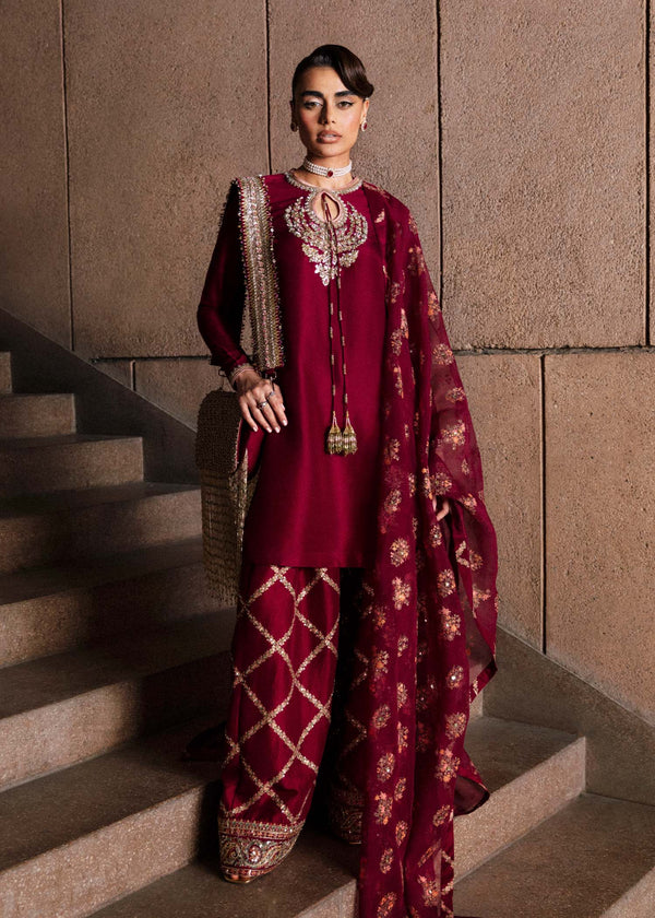 Luxury Pret Eid '24 - Merlot