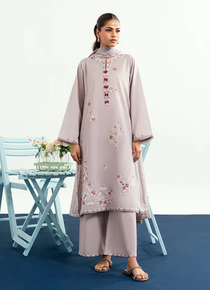 Spring Pret '26 - Embroidered 3 PC Suit | 15352/601/575