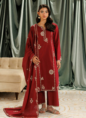 Hotel Heart Club '26 - Embroidered 3 PC Suit | 15403/401/415