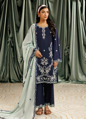 Hotel Heart Club '26 - Embroidered 3 PC Suit | 15941/401/318