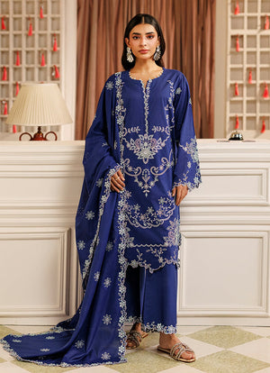 Hotel Heart Club '26 - Embroidered 3 PC Suit | 15945/401/310