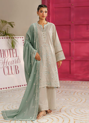 Hotel Heart Club '26 - Embroidered 3 PC Suit | 15990/401/207