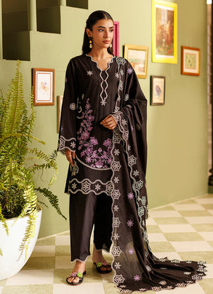 Hotel Heart Club '26 - Embroidered 3 PC Suit | 15992/401/201