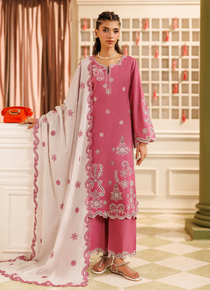 Hotel Heart Club '26 - Embroidered 3 PC Suit | 15999/401/588