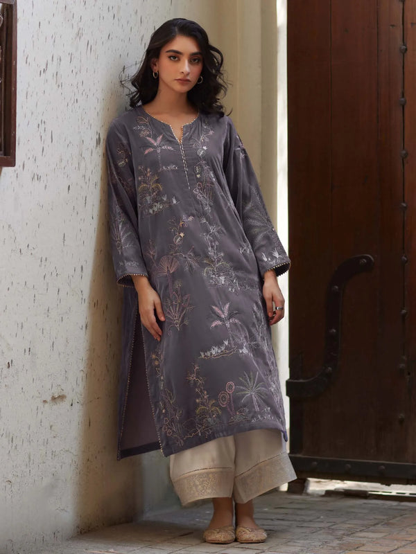 The Velvet Edit '25 Embroidered Kurta